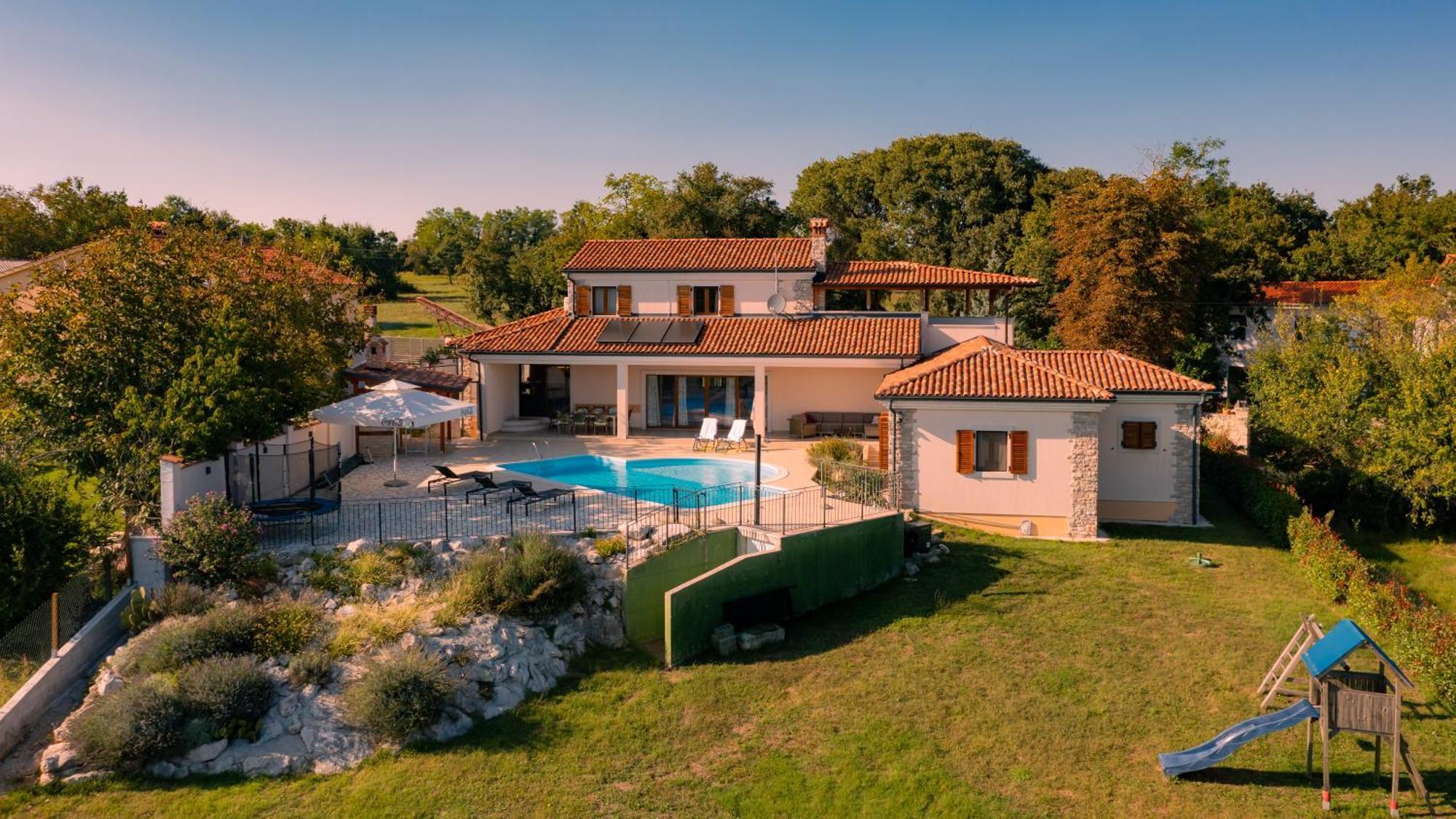 Villa Arton Heated Swimming-Pool Žminj المظهر الخارجي الصورة