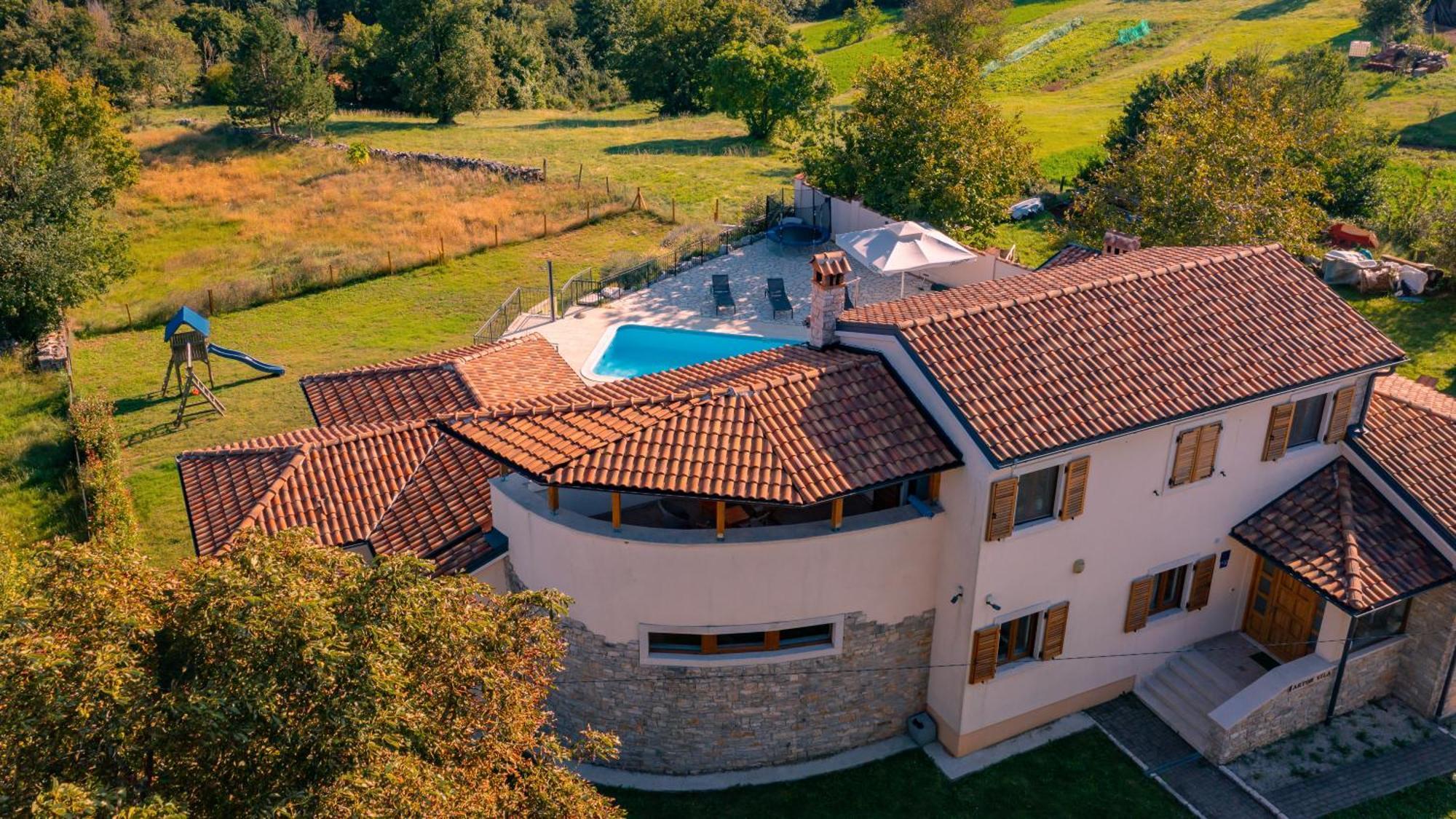 Villa Arton Heated Swimming-Pool Žminj المظهر الخارجي الصورة