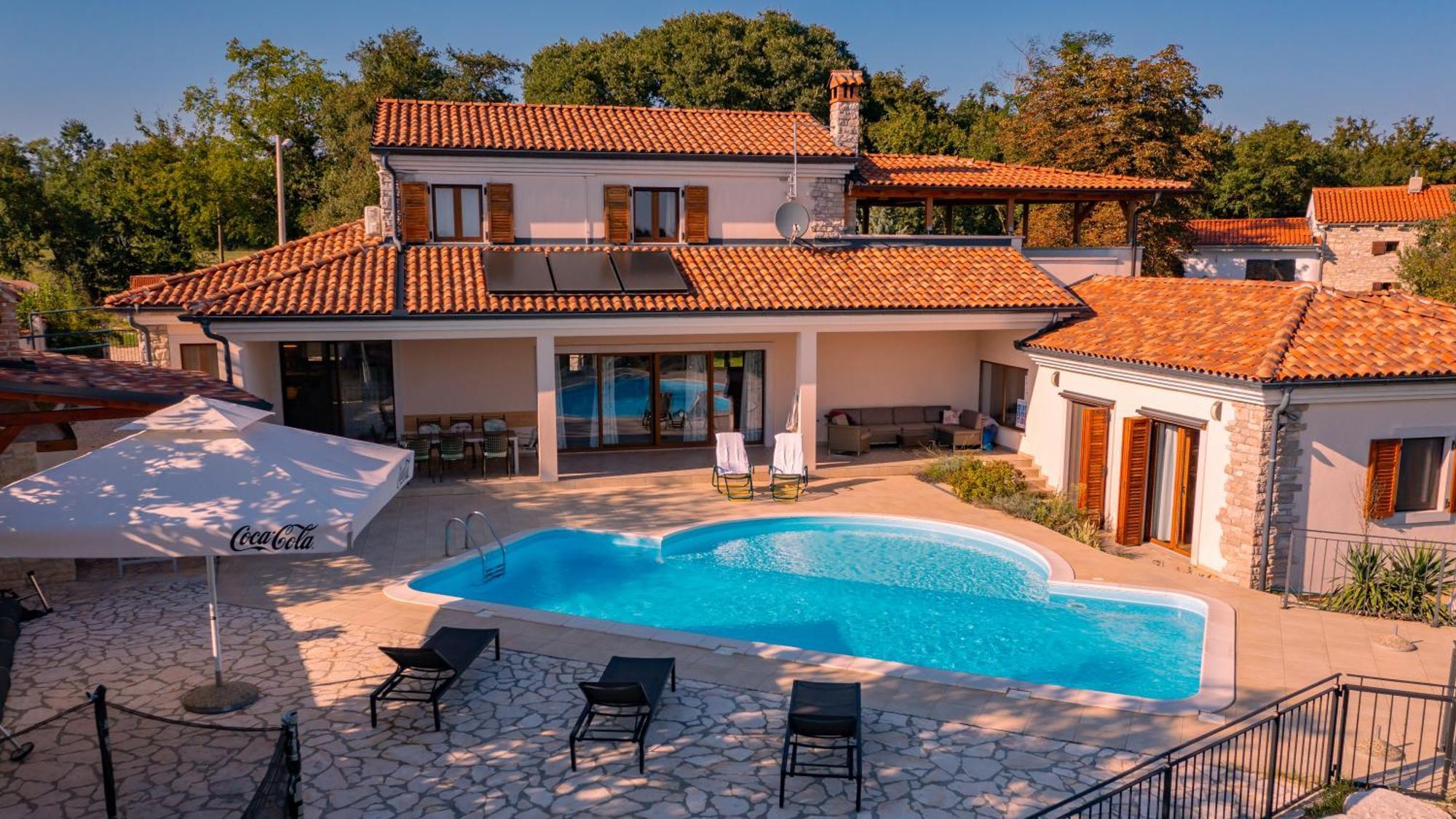 Villa Arton Heated Swimming-Pool Žminj المظهر الخارجي الصورة